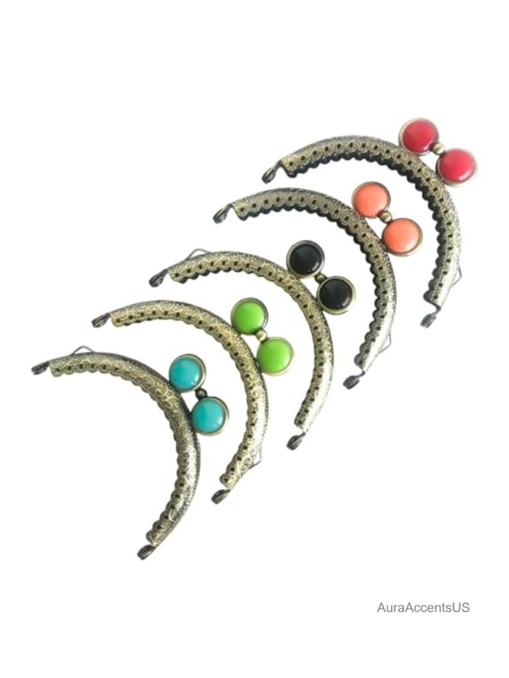 5pcs 8.5cm 3.3" Vintage Kiss Lock Clasps for Handmade Wallets DIY Bag Sewing
